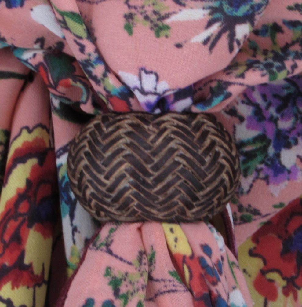3/4" Inside Diameter Rawhide Scarf Slides