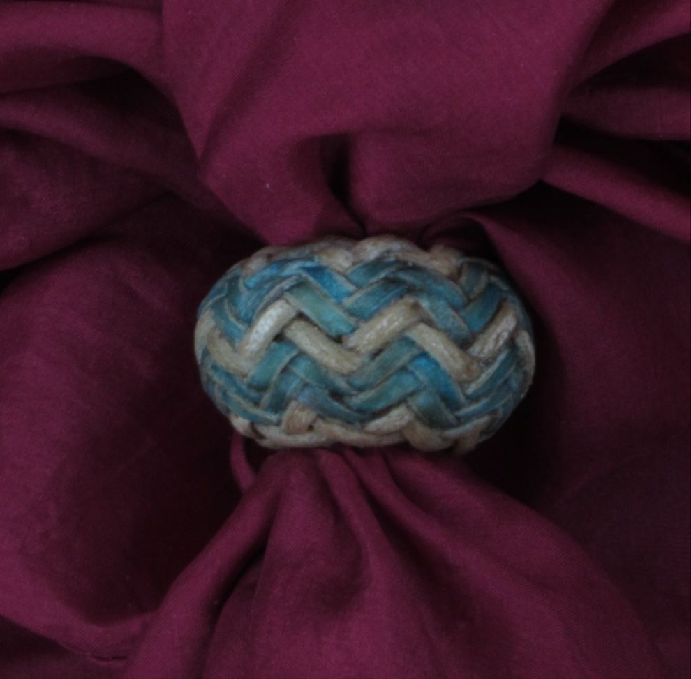 1/2 " Inside Diameter Rawhide Scarf Slides