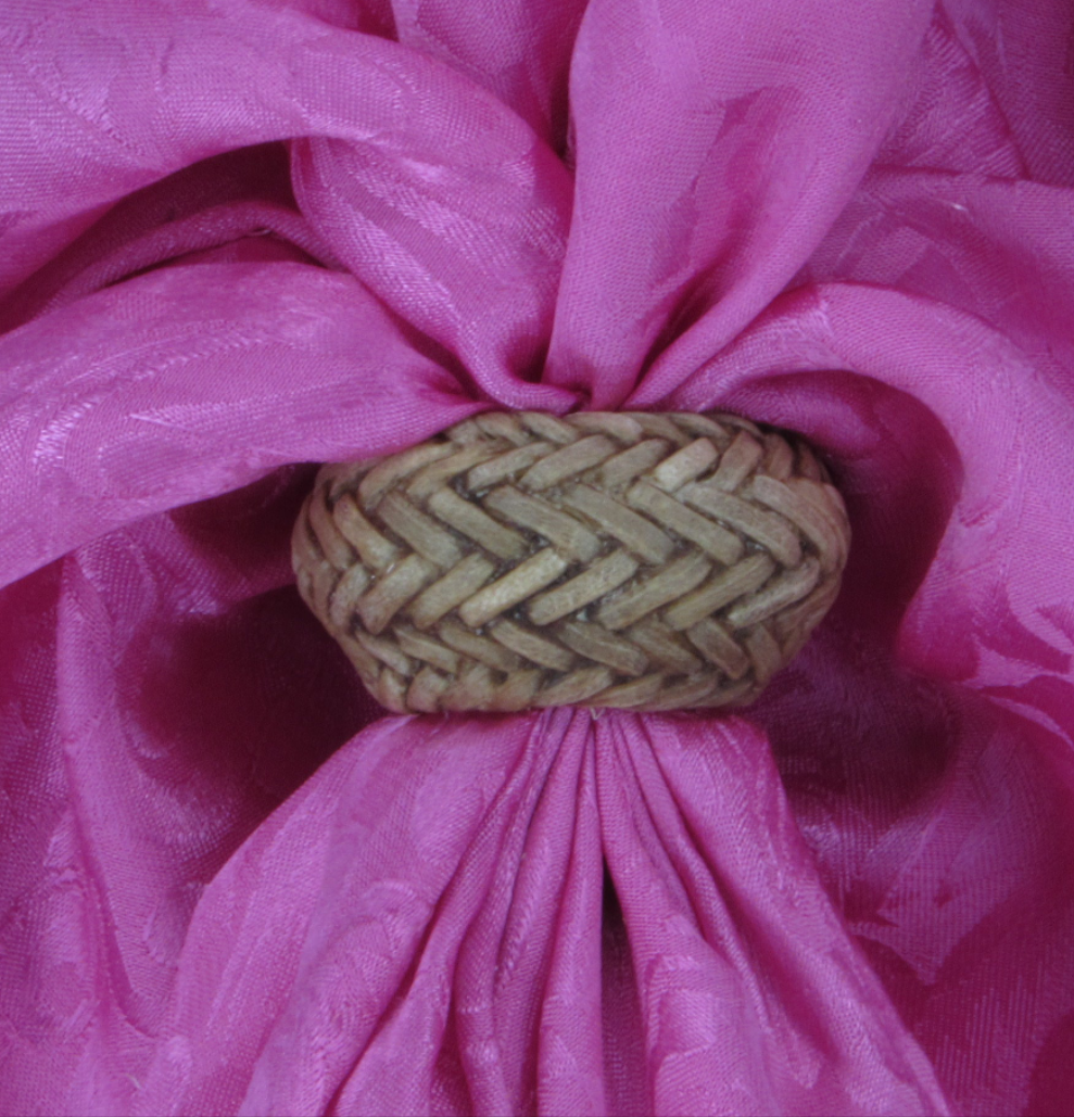 5/8"Inside Diameter Rawhide Scarf Slides