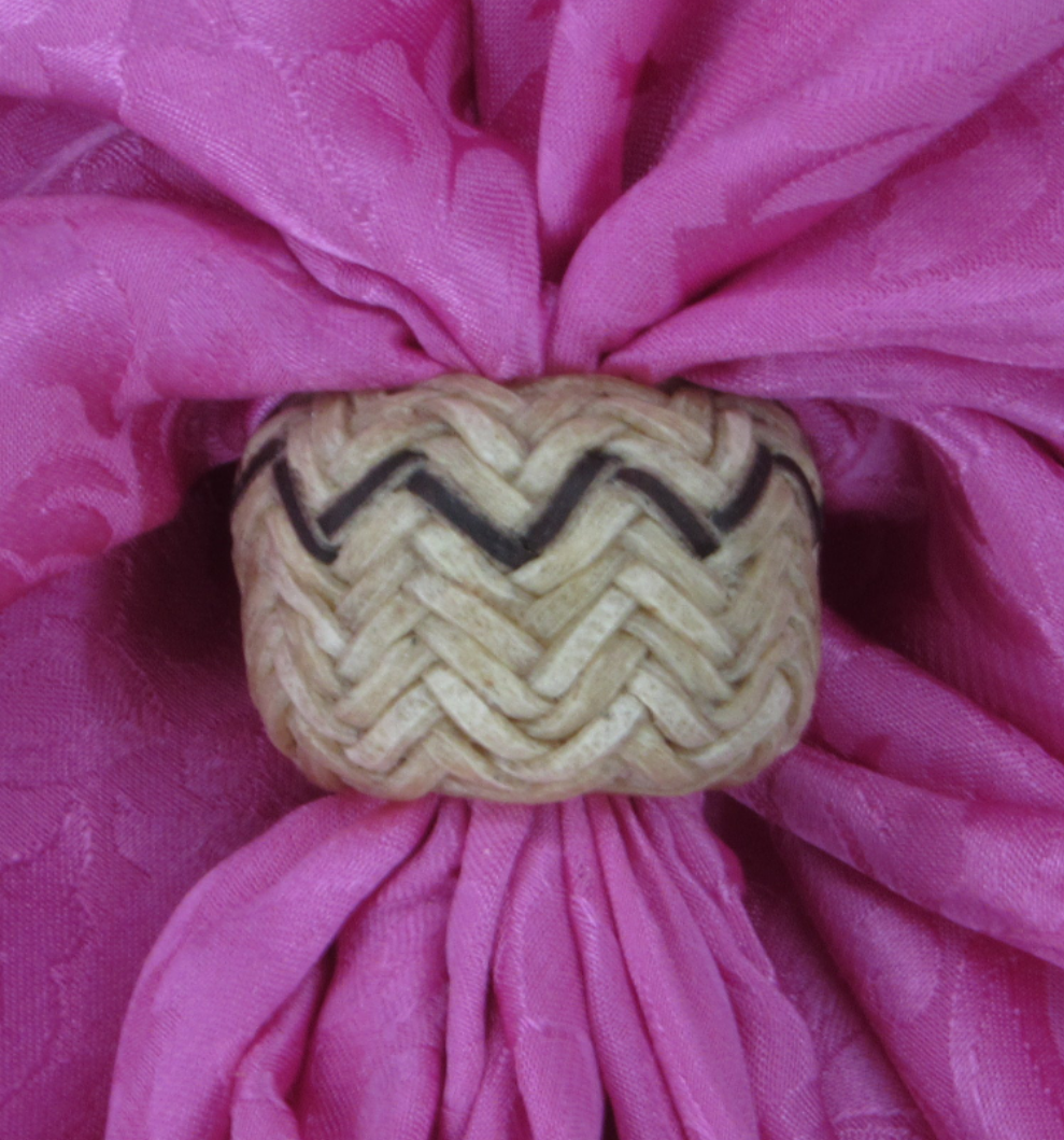 5/8"Inside Diameter Rawhide Scarf Slides