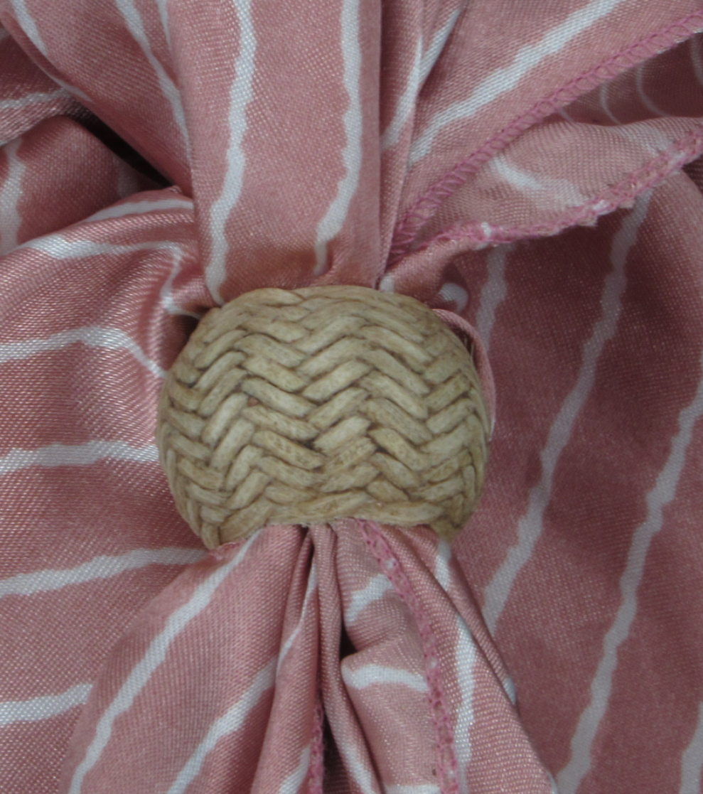3/4" Inside Diameter Rawhide Scarf Slides