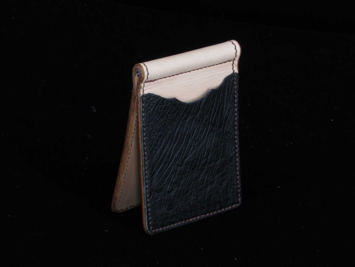 Handtooled Money Clip
