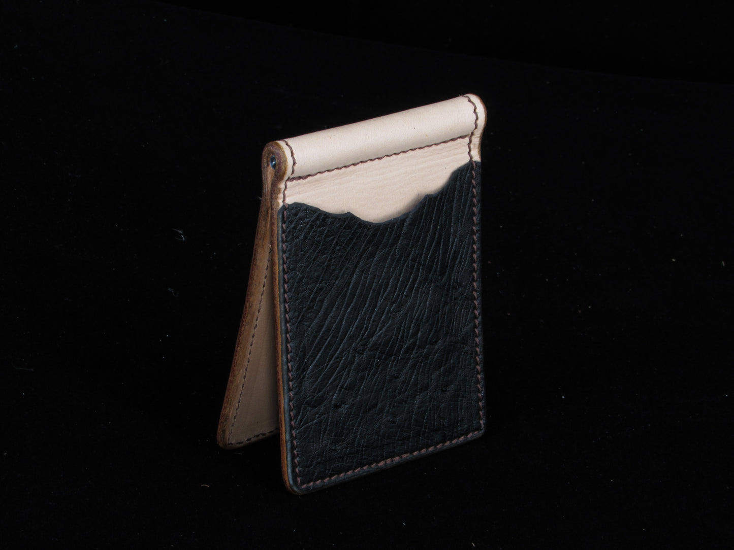 Handtooled Money Clip