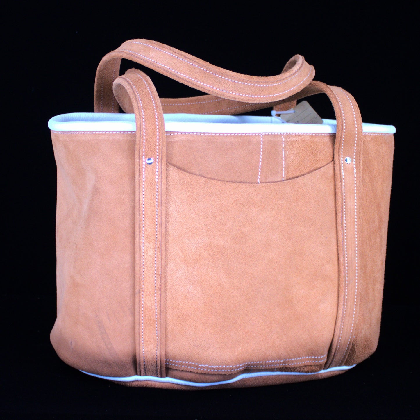 Copper Suede Tote Bag
