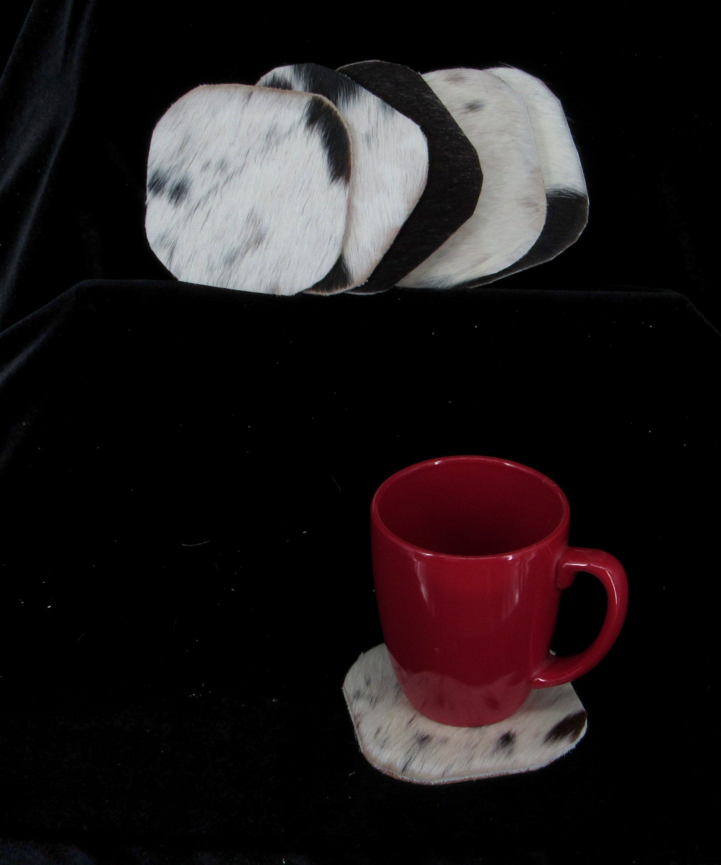 Hair on Hide Coasters