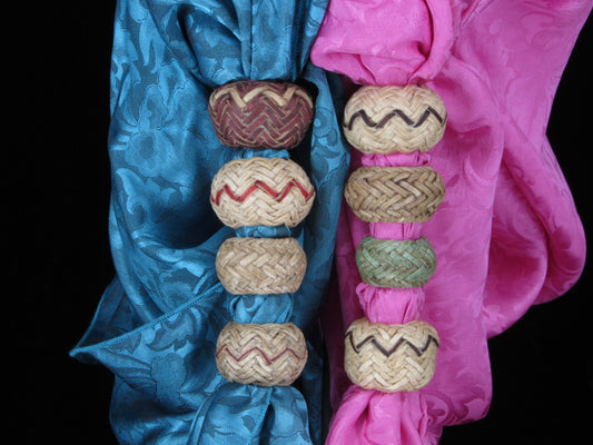 5/8"Inside Diameter Rawhide Scarf Slides