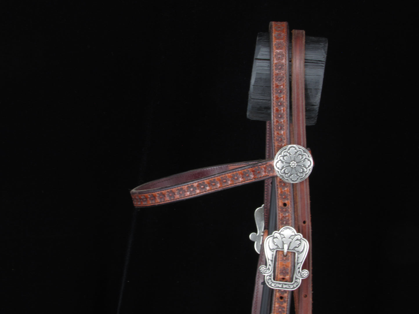 Browband Headstall with Bold HSB Stainless Steel Buckles