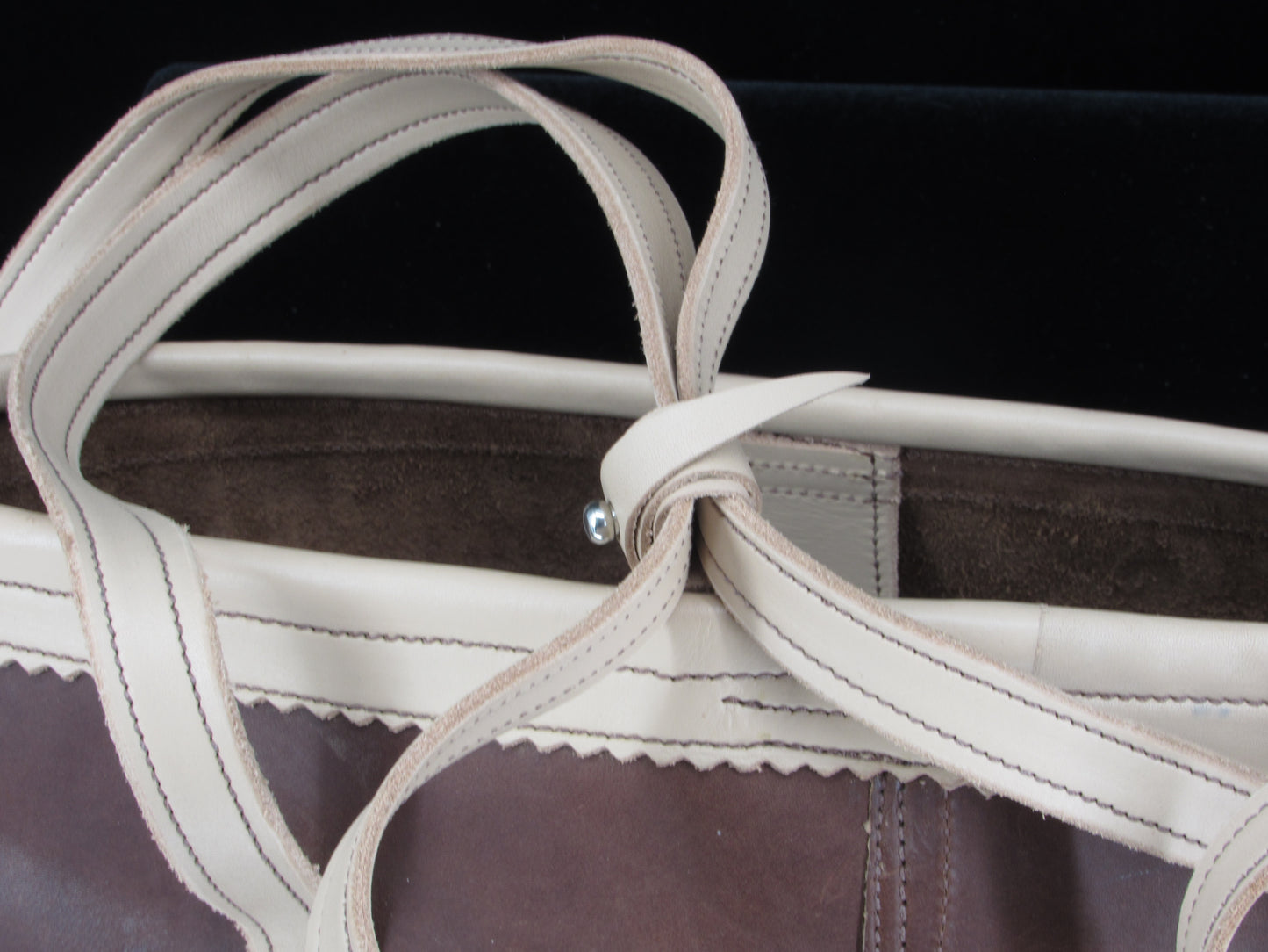 Sturdy Leather Tote Bag