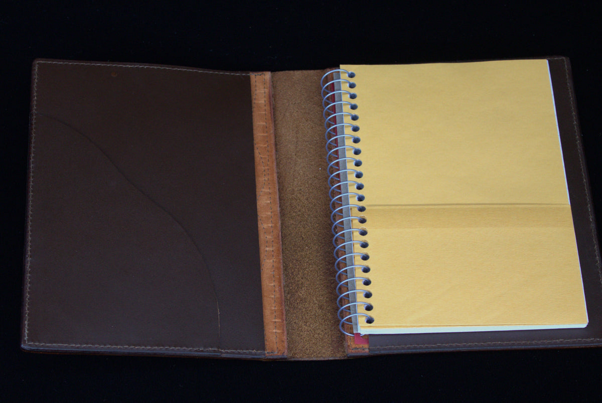 Pascal Notebook Pasqueflower Notebook – Diamond G Custom Leather & Rawhide
