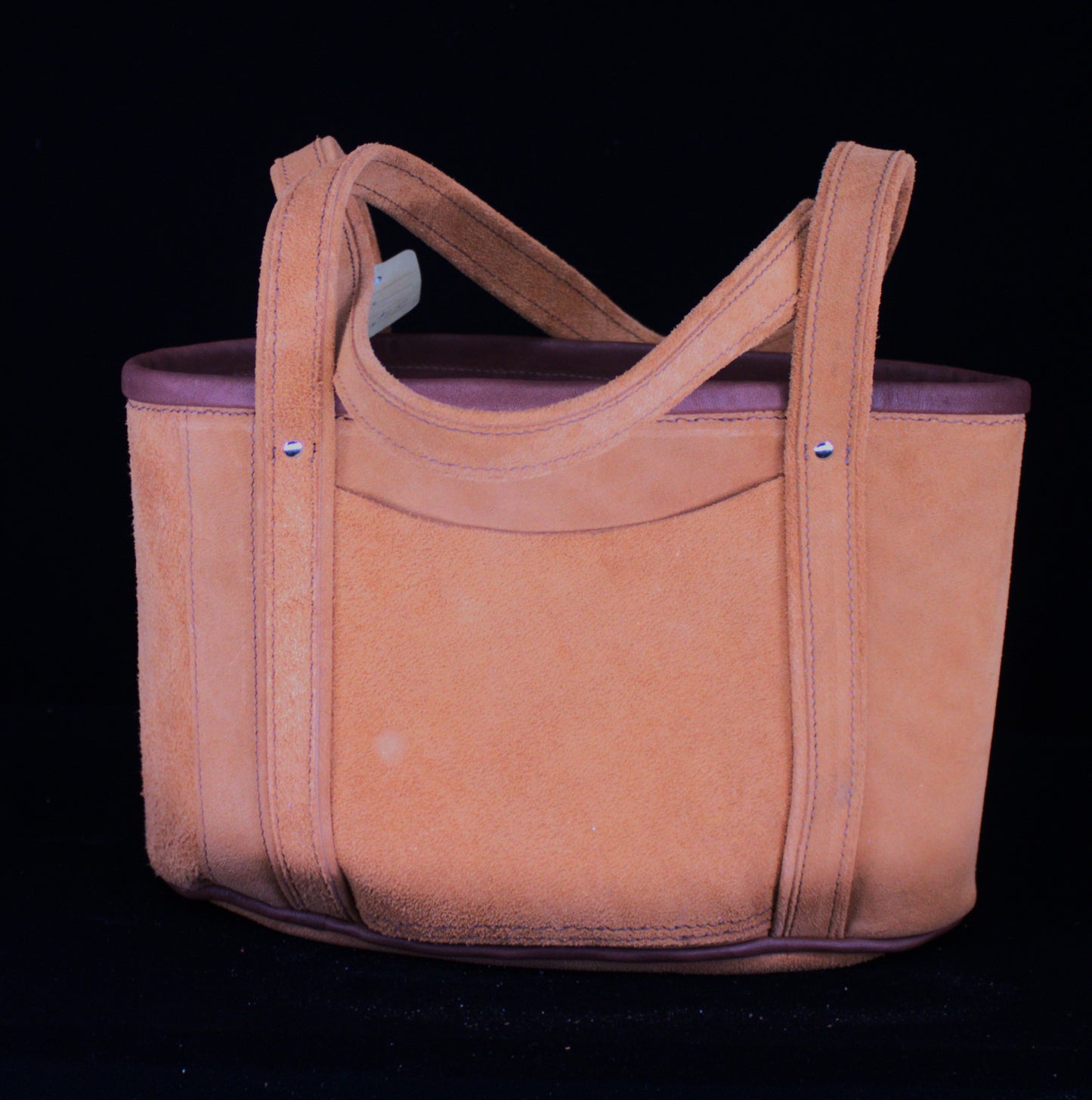 Copper Suede Tote Bag small