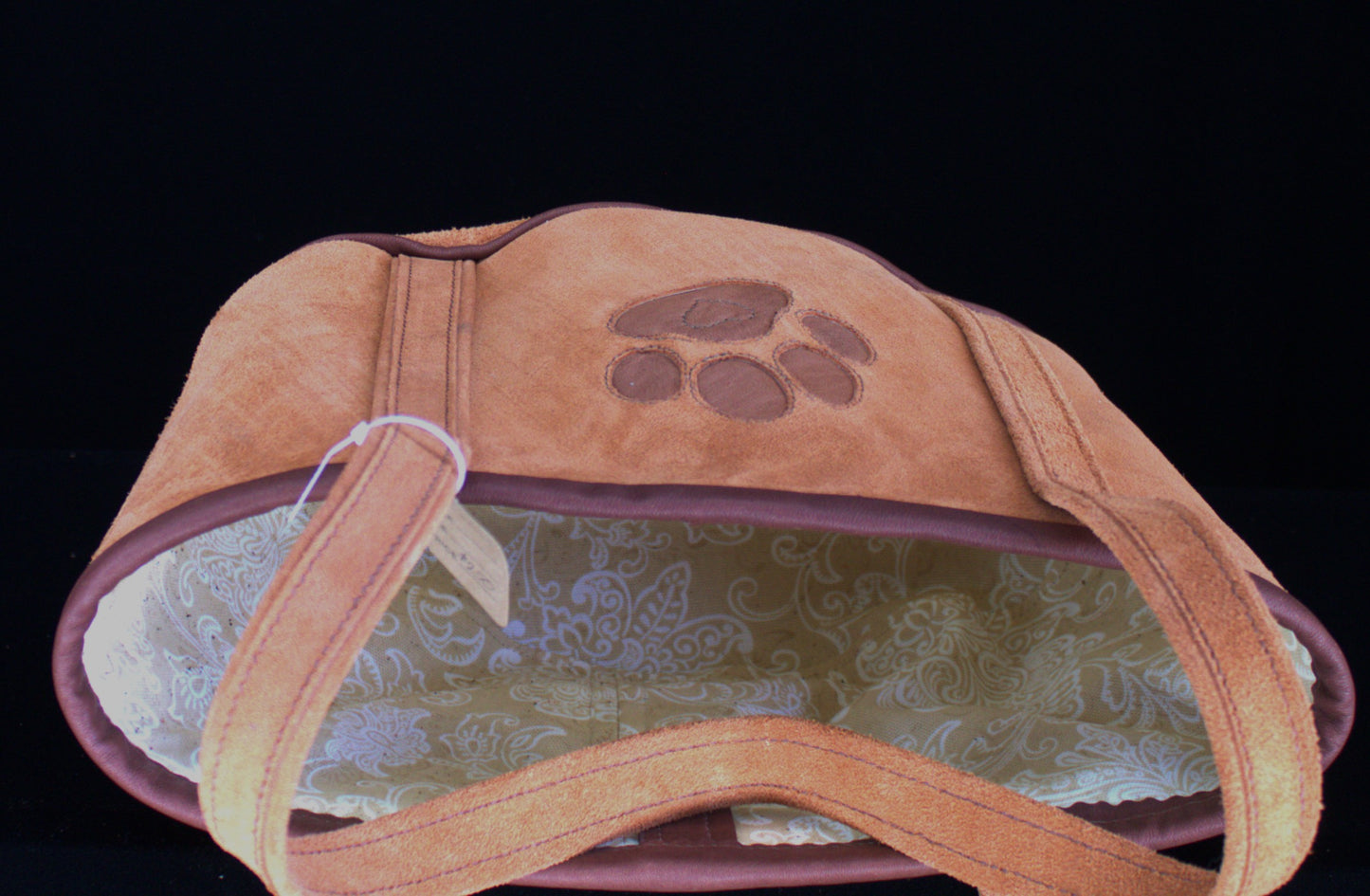 Copper Suede Tote Bag small