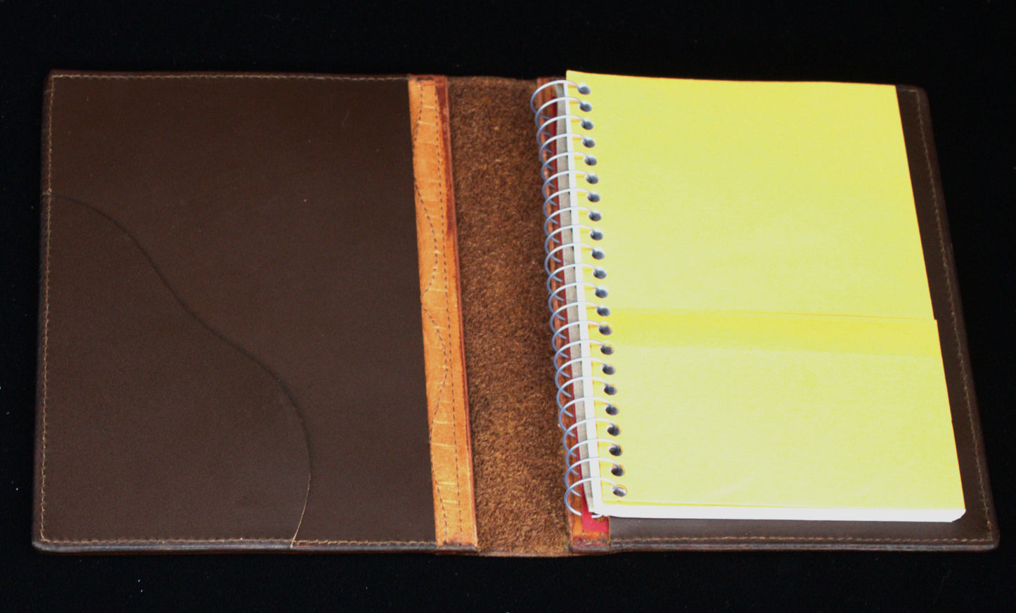 Waxy Antique Brown Water Buffalo Notebook